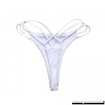 HELLOSAY Women's Sexy Bottoms Swimsuit Bikini Swimwear Thong V Swim Trunks White B07N2P491R